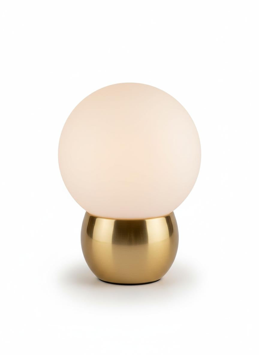 Glass Globe Table Lamp